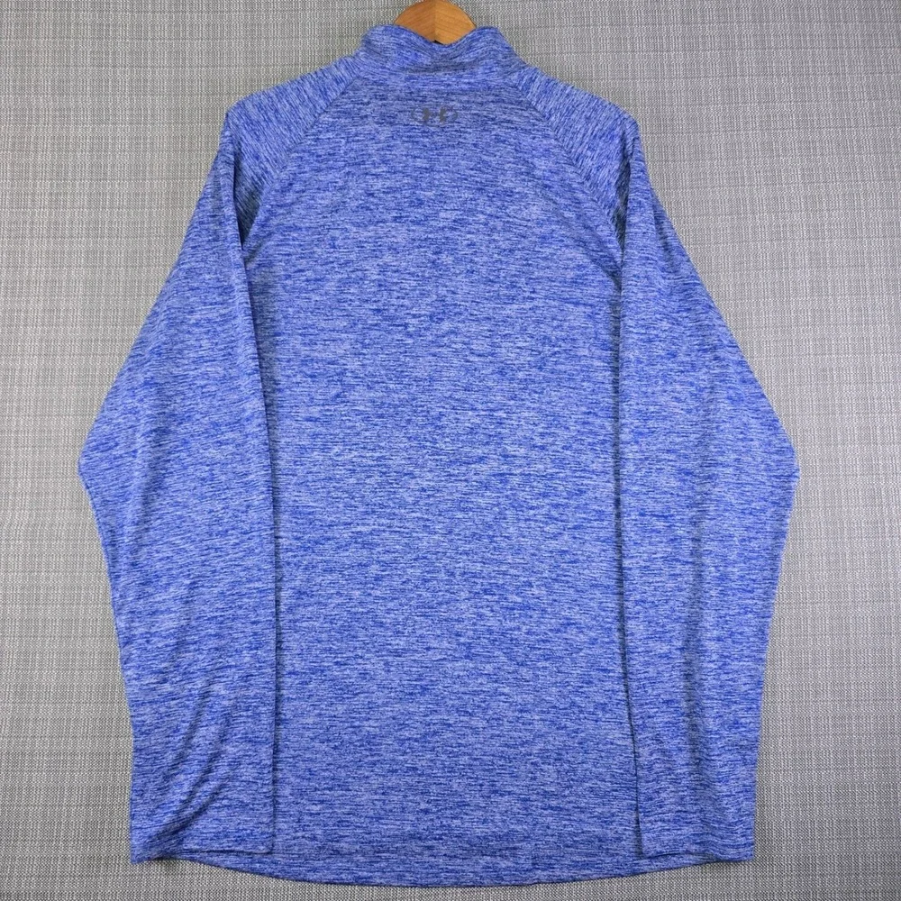 Under Armour Pullover 1/2 Zip Mens 3XL Tech 2.0 Blue Heather New Running Top